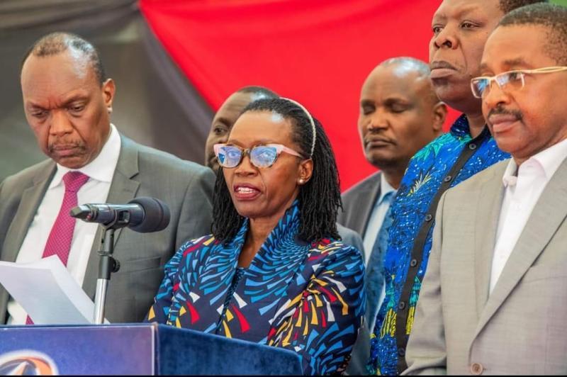 File image of Narc Kenya Party Leader Martha Karua.